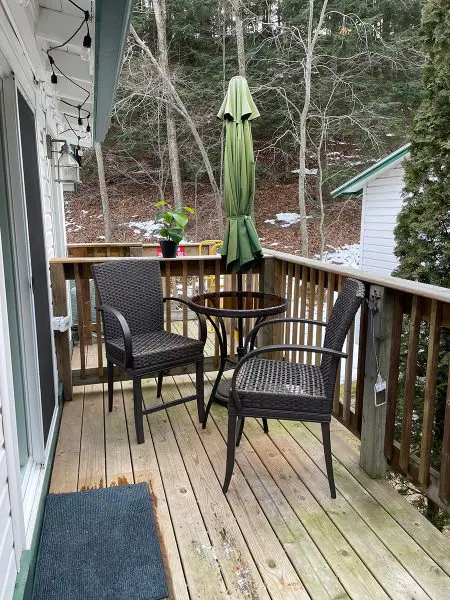 Beech Loft Studio Portage Point Resort Deck