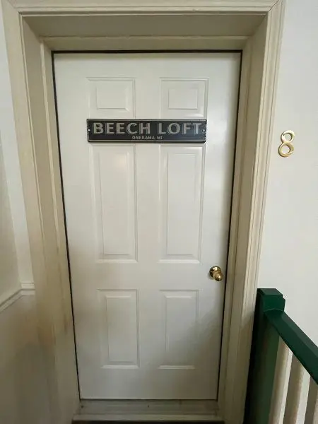 Beech Loft Studio Vacation Rental Portage Point Michigan