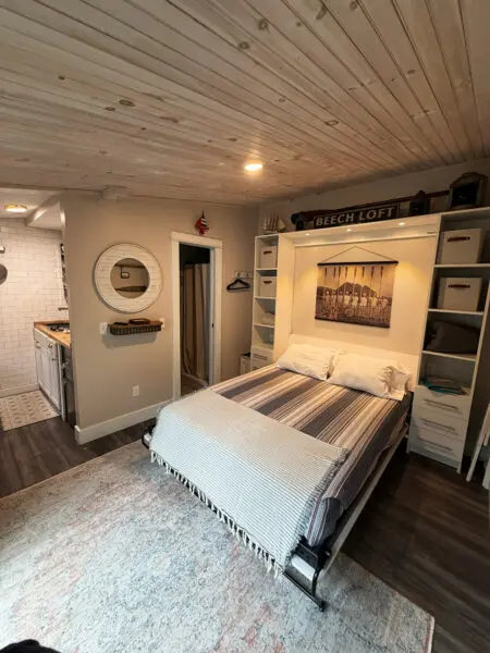 Beach Lakeside Studio Vacation Rental Portage Point Inn Resort