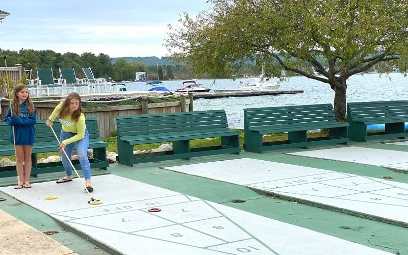 Portage Point Resort Shuffleboard